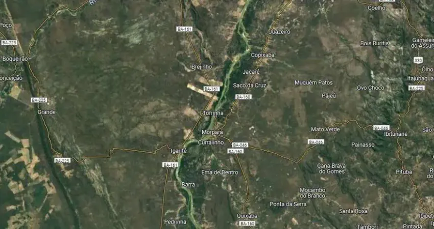 Fazenda para venda na regiao de Morpara-BA com 490 hectares, dupla aptidao, rio na propriedade, benfeitorias