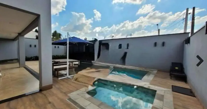Linda casa alto padrão para venda na City Ribeirao, 3 suites completas, gourmet, piscina e spa, 218 m2 construidos em um terreno de 510 m2