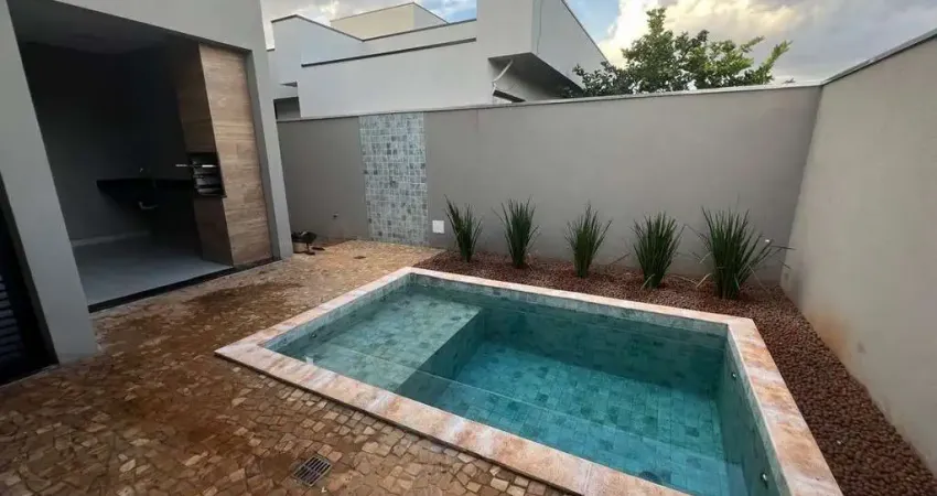 Linda casa nova alto padrão para venda no Cond. Portal da Mata, Zona Sul, 3 suites, gourmet e piscina em 300 m2 de área total, lazer completo