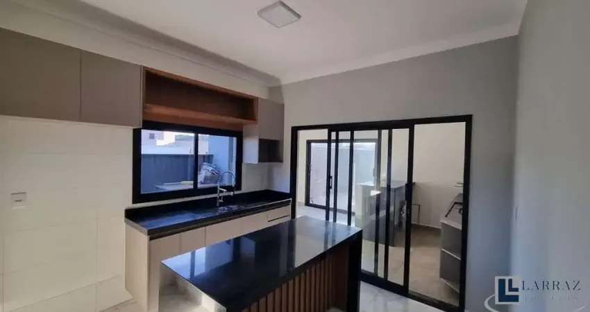 Linda casa nova alto padrão para venda em Bonfim Paulista no charmoso Cond Vista Bella, 3 amplas suítes, gourmet e piscina em 204m2 construidos