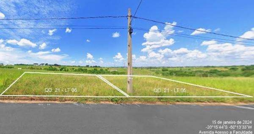 Oportunidade. Terreno para venda em Fernandopolis-SP no Jardim Vitoria, area do terreno 561 m2