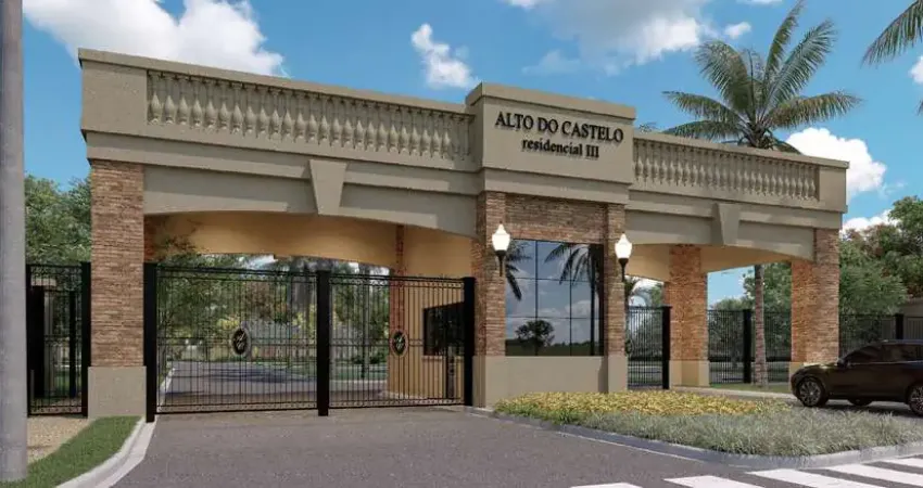 Lançamento loteamento altíssimo padrão em ribeirão preto, condomínio alto do castelo iii, lote com 304 m2, lazer no condomínio