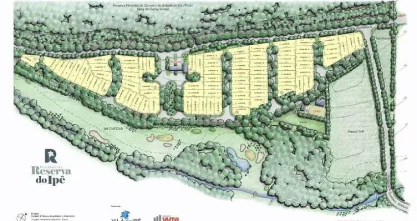 Lançamento de lotes altíssimo padrão em condominio na zona sul, ao lado do ipê golfe clube, condominio reserva do ipê, lote com 540 m2, lazer npo cond