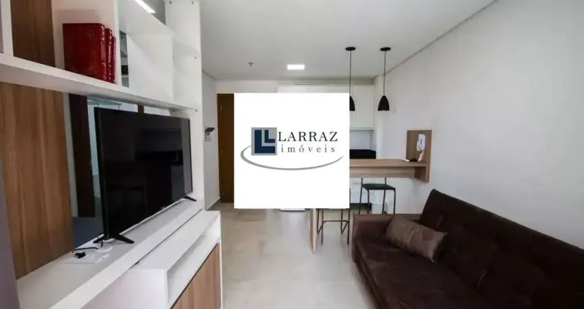 Ótimo apartamento studio mobiliado para locação no jardim botânico, monte carmel, área 35 m2, varanda e lazer completo