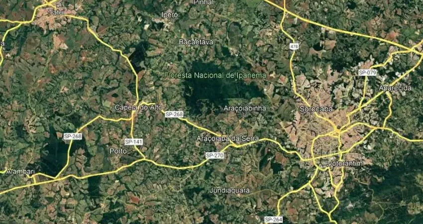 Excelente sitio para venda na região de Sorocaba-SP com 11 alqueires, plantando 9 alqueires, rico em agua