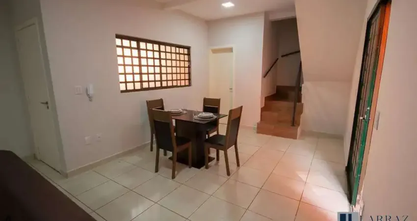 Ótimo sobrado novo e mobiliado para locação no pq são sebastião em condomínio fechado, 3 dormitorios com suíte em 114 m2 construidos