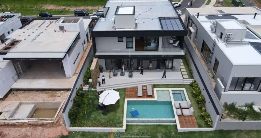 Sobrado com 4 suítes à venda, 480 m² por r$ 5.280.000 - parque villa dos pinheiros - indaiatuba/sp