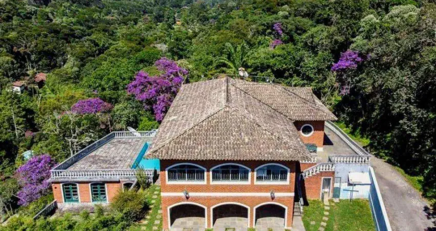 Casa para venda em petrópolis, fazenda inglesa, 4 dormitórios, 3 suítes, 4 banheiros, 5 vagas