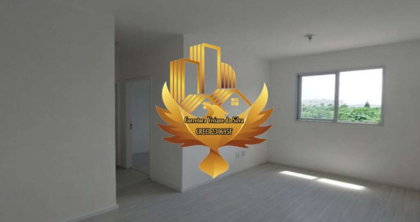 Apartamento à venda em Taubaté-SP no Residencial Sítio Santo Antônio: 2 quartos, sala, banheiro, 1 vaga de garagem - 48 m².