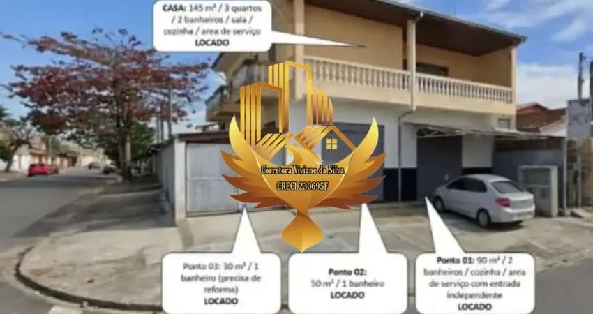 Casa comercial com 2 salas à venda no Parque Aeroporto, Taubaté