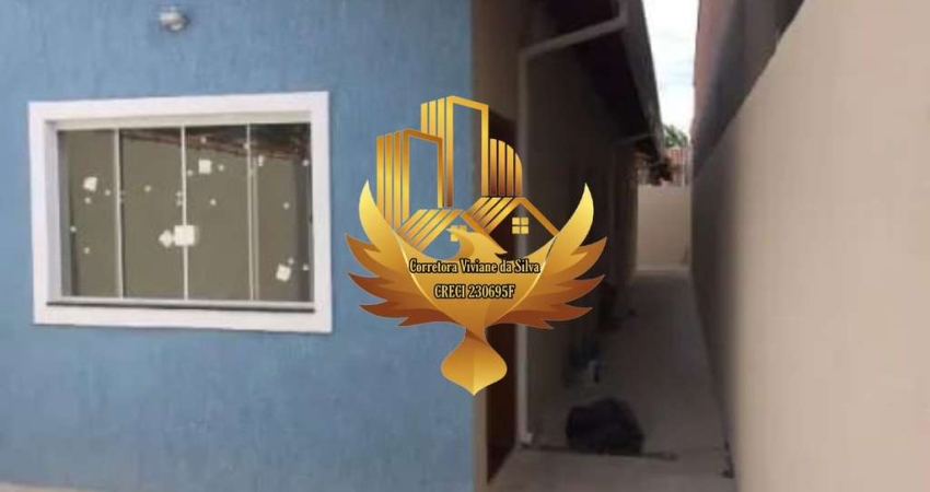 Casa à venda em Taubaté-SP, no bairro Barranco: 2 quartos, 1 suíte, 1 sala, 2 banheiros, 2 vagas de garagem, 66,33 m².