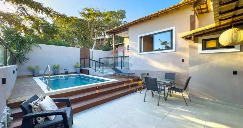 À venda: casa de luxo com vista para o mar e piscina aquecida no canto esquerdo de geribá, armação dos búzios