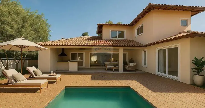 À venda - casa nova a 200m da praia com 4 suítes - marina - armação dos búzios