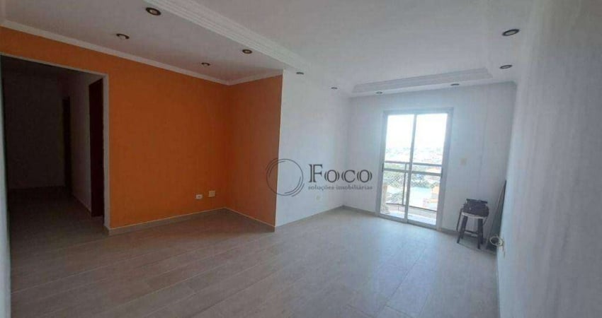 Apartamento com 3 dormitórios para alugar, 76 m² por R$ 3.243,00/mês - Jardim Vera - Guarulhos/SP