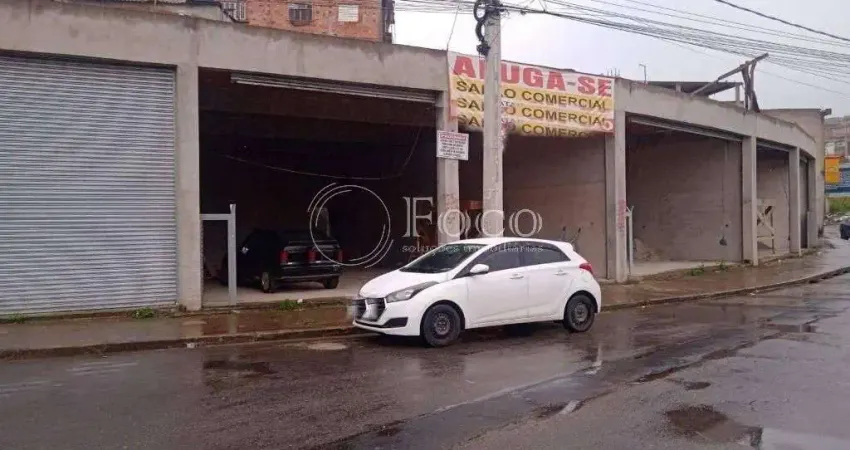 Salão para alugar, 90 m² por r$ 5.000,00/mês - sítio são francisco - guarulhos/sp