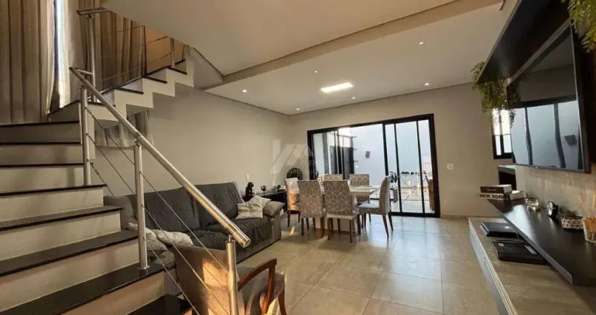Sobrado à venda em indaiatuba, jardim montreal residence, com 3 quartos, com 214 m²