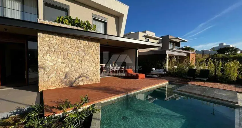 Sobrado à venda em itu, residencial parque campos de santo antônio ii, com 4 suítes, com 377.88 m²