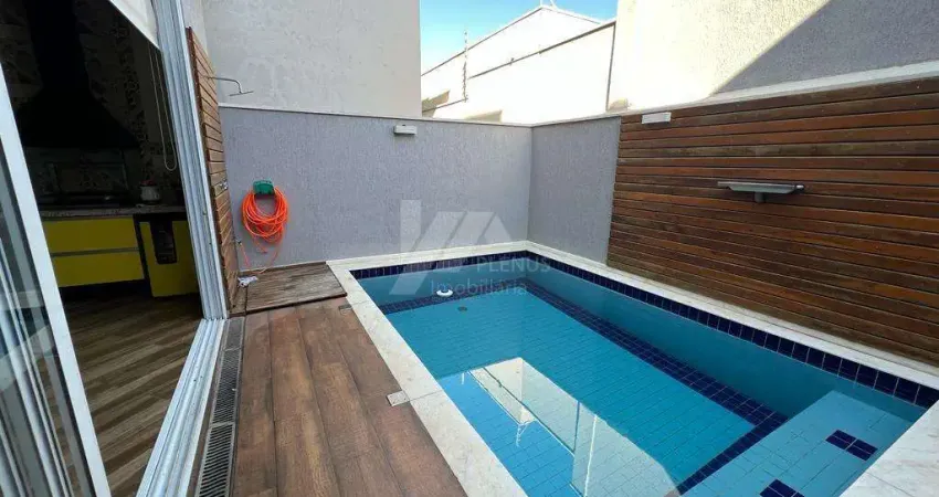 Sobrado à venda em indaiatuba, jardim park real, com 3 suítes, com 174 m², jardim park real