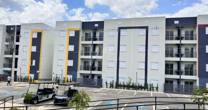 Apartamento à venda em indaiatuba, jardins do império, com 2 quartos, com 50.46 m², evo vila fahl