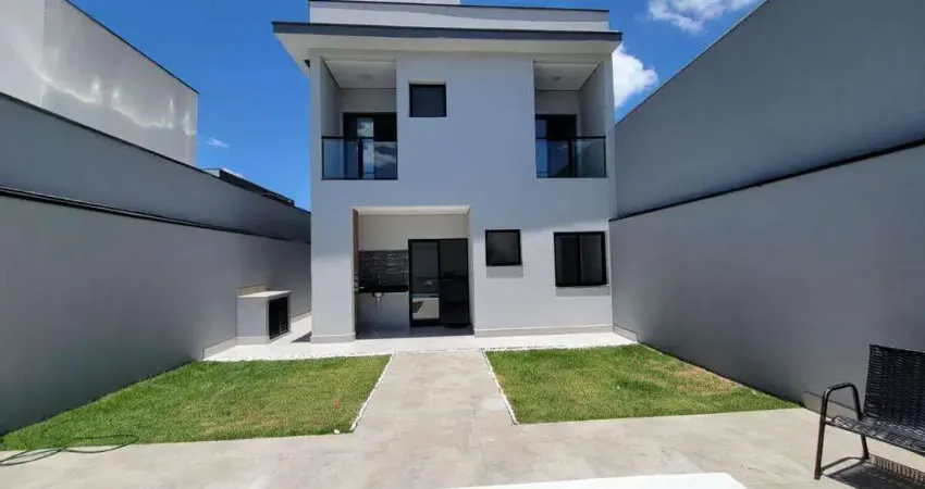 Sobrado à venda em indaiatuba, loteamento park gran reserve, com 3 suítes, com 156 m²