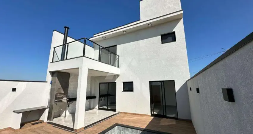 Sobrado à venda em indaiatuba, parque barnabé, com 3 quartos, com 150 m²