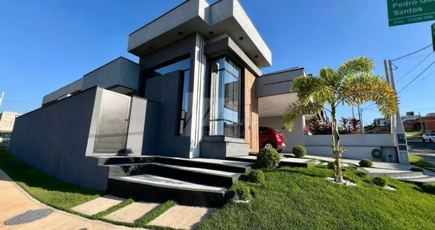 Casa à venda em indaiatuba, loteamento park gran reserve, com 3 quartos, com 155 m²