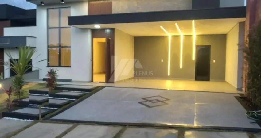 Casa à venda em indaiatuba, loteamento park gran reserve, com 3 suítes, com 170 m²