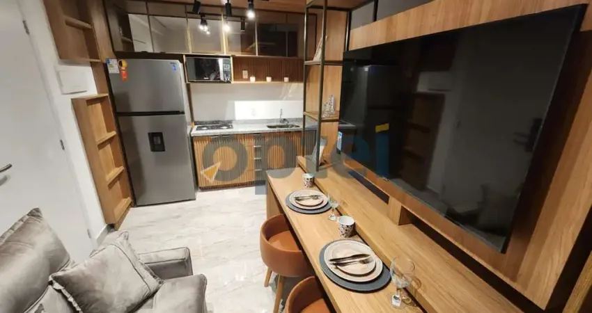 Loft de luxo no centro de são bernardo: 1 quarto, 1 suíte, 1 sala, 1 banheiro, 1 vaga de garagem, 25m². alugue já!