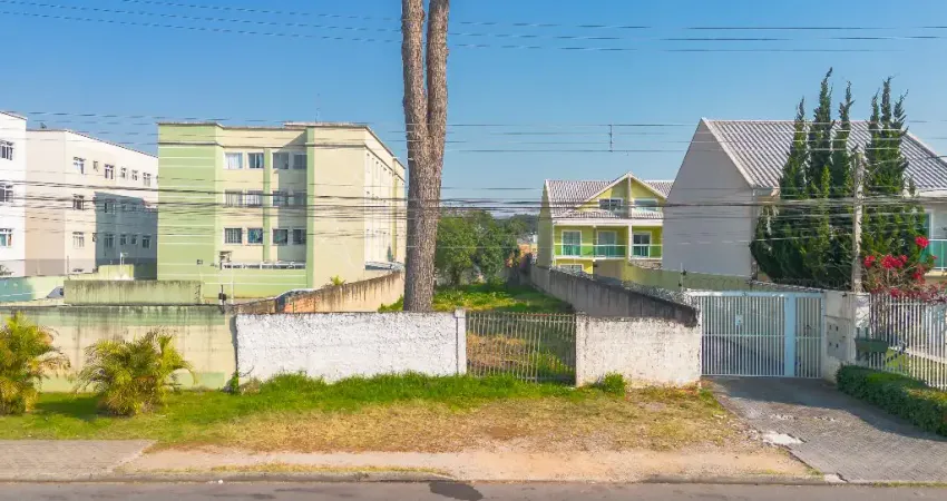 Ótimo terreno com excelente localização em pinhais aceita permuta no local