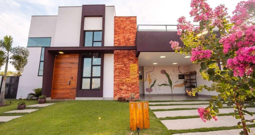 Sobrado com 4 quartos à venda, 297 m² por R$ 2.290.000 - Condomínio Piemonte - Indaiatuba/SP