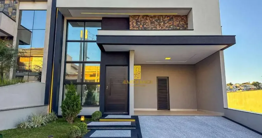 Casa com 3 dormitórios à venda, 148 m² por r$ 1.390.000,00 - park gran reserve - indaiatuba/sp