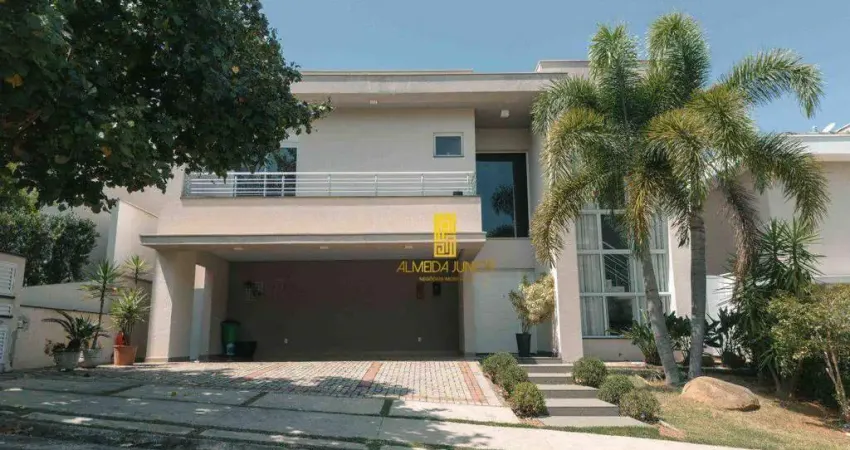 Sobrado com 4 dormitórios à venda, 401 m² por r$ 3.200.000,00 - jardim residencial santa clara - indaiatuba/sp