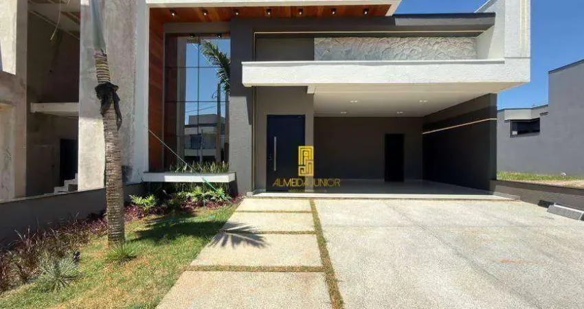 Casa com 3 dormitórios à venda, 205 m² por r$ 1.790.000,00 - condomínio residencial evidências - indaiatuba/sp