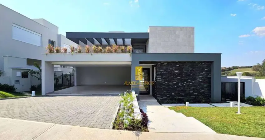 Sobrado com 4 dormitórios à venda, 400 m² por r$ 6.596.000,00 - condomínio villa dos pinheiros - indaiatuba/sp