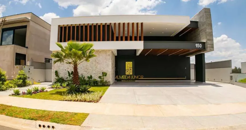 Casa com 3 dormitórios à venda, 267 m² por r$ 4.000.000 - condomínio villa dos pinheiros - indaiatuba/sp