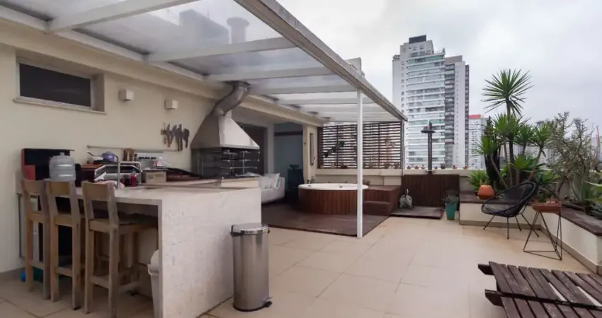 Funcional cobertura para venda em campo belo com 2 quartos, sendo 1 suíte , 191m²