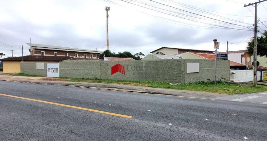 Terreno com 408,79m² , para aluguel, no bairro Colônia Rio Grande em São José dos Pinhais
