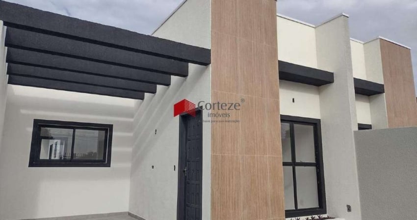 Casa com 87,77m² 3 quartos, à venda, no bairro Ouro Fino em São José dos Pinhais