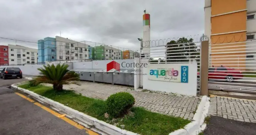 Apartamento com 47,95m² 2 quartos, à venda, no bairro parque da fonte em são josé dos pinhais
