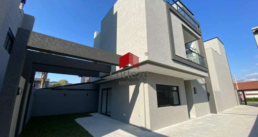 Sobrado em condomínio com 150m² 3 quartos, à venda, no bairro Hauer em Curitiba