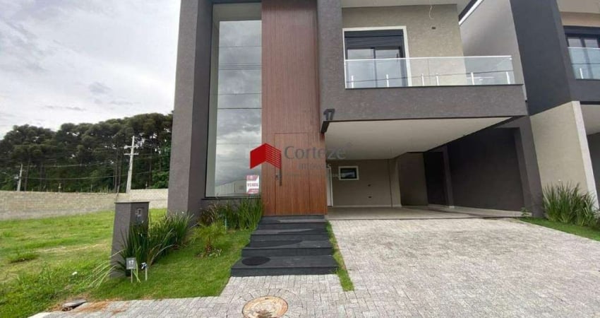 Sobrado em condomínio com 252m² 3 quartos, à venda, no bairro Afonso Pena em São José dos Pinhais