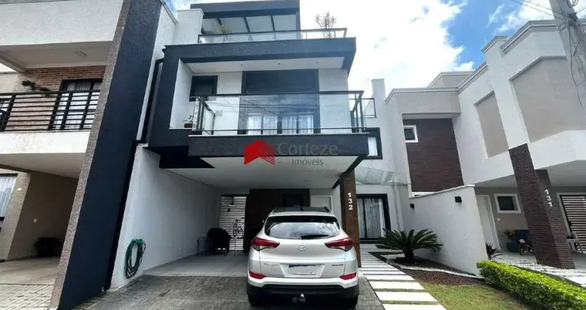 Sobrado em condomínio com 190m² 4 quartos, à venda, no bairro Costeira em São José dos Pinhais