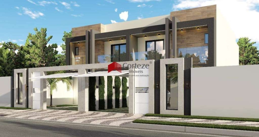 Sobrado com 145m² 3 quartos, à venda, no bairro São Pedro em São José dos Pinhais