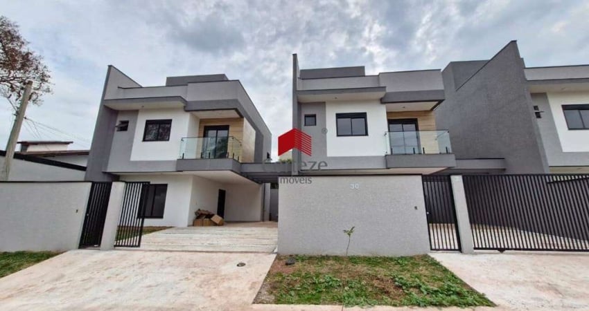 Sobrado com 133,01m² 3 quartos, à venda, no bairro Afonso Pena em São José dos Pinhais