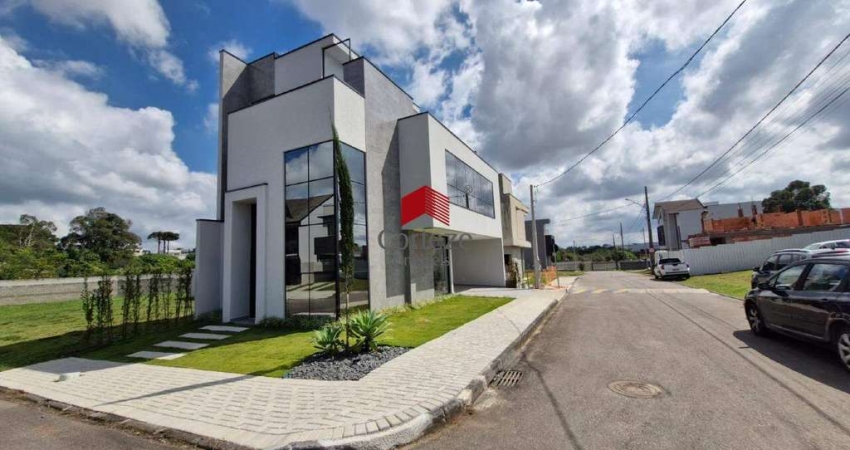 Sobrado em condomínio com 164m² 3 quartos, à venda, no bairro Costeira em São José dos Pinhais