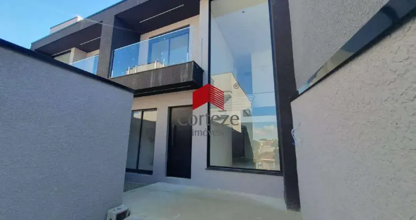 Sobrado em condomínio com 110m² 3 quartos, à venda, no bairro Xaxim em Curitiba