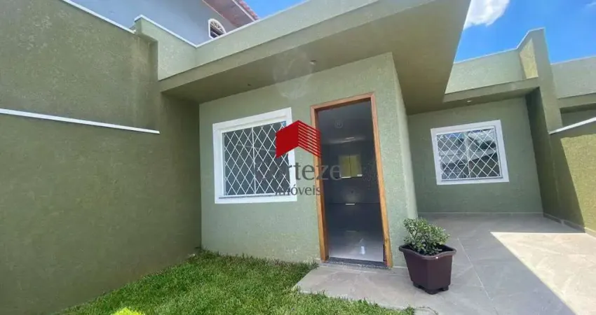 Casa com 63,97m² 3 quartos, à venda, no bairro Colônia Rio Grande em São José dos Pinhais