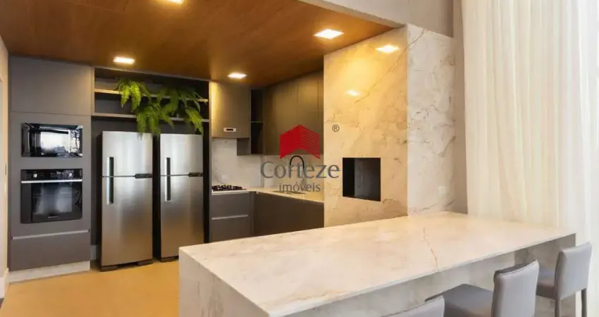 Apartamento com 72,72m² 2 quartos, à venda, no bairro centro em curitiba