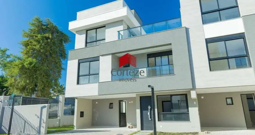 Sobrado em condomínio com 160,21m² 3 quartos, à venda, no bairro santa felicidade em curitiba