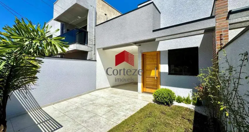 Casa com 90m² 3 quartos, à venda, no bairro boneca do iguaçu em são josé dos pinhais